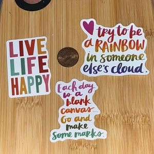 STICKERS DECORATE/PERSONALIZE items for cell phone, cups, coolers, water bottles